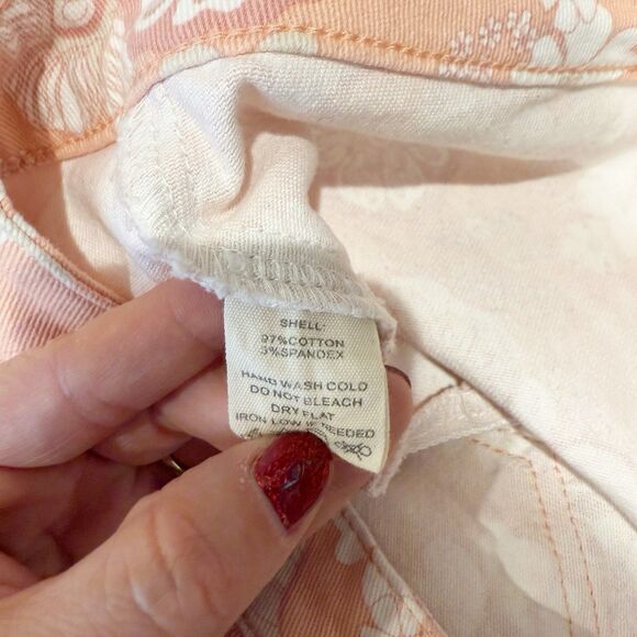 Womens Floral Groovy Bell Bottom Flare Jeans Size Large Hippie 70s Festival Boho - Picture 9 of 9